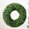 Pure Boxwood Artificial Topiary Hanging Grass Purple/Green Wreath Wedding Decor