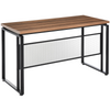 Large Home Office Desk Industrial Brown Laptop Study Workstation Table Vintage