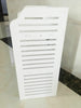 White Wooden Shoe Storage Rack Display Stand Organiser Unit Cabinet Book Shelves