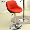 2X Bar Stools Leather Swivel Gas Lift Chair Kitchen Breakfast Pub Black,Red,Grey
