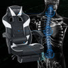 Massage Office Gaming Chair Racing Recliner Swivel Computer Desk Footrest Home