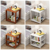 Bedside Chest Wooden Side Table Nightstand 2 Tiers Cabinet Bedroom Furniture Set