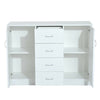 Cabinet Cupboard Unit Chest Organizer White