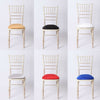 REMOVABLE SEAT PAD COVER ELASTIC EDGE For Chivari WEDDING CHAIRS Slipcover