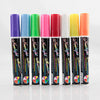8Pcs Set Liquid Chalk Marker Pens Blackboard Glass Window Reversible Neon Pen