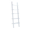 Leaning Ladder Shelving Unit 5Tier Display Bookshelf Bookcase Wall Shelf Storage