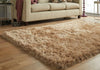 SMALL - X LARGE DAZZLE SPARKLE GLITTER SPARKLY 6.5cm LONG SHAGGY SILKY PILE RUG