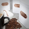 EHC Set of 3 Tea, Coffee and Sugar Kitchen Storage Containers Jars Set