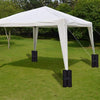Gazebo 3x3M Heavy Duty Stronger Waterproof Fully Garden Canopy Tent With 4 Sides