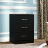Chest Of Drawers Black 1 2 3 4 5 Drawer Nightstand Tall Wide Storage Furniture