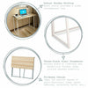 Small Foldable Computer Desk Folding Laptop Study Game PC Table Home Office UK