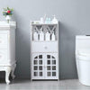 Bathroom Cabinet Cupboard Toilet Paper Storage Rack Drawer Shelf Durable