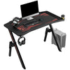 Gaming Desk Gaming Table K-Shaped Computer Desk Gamer Desk with Full Equipment