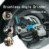 UK 18V 125mm Brushless Angle Grinder Cordless Replace For Makita Makita Battery