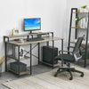 Large Computer Desk With Monitor Stand Writing Workstation PC Corner Desk- UK