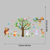 Owl Wall Stickers Tree Jungle Zoo Woodland Nursery Baby Kids Bedroom Art Decal