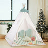 Large Cotton Canvas Kids Teepee Tent Floor Mat Indoor Indian Baby Bed Tipi Gift