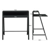 Study Writing Table Bedroom Office Computer Laptop Desk With Shelf Workstation
