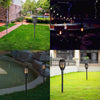 2/4X Solar Power Torch Light Waterproof Flame Flickering Dancing Garden Lamp