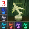 3D Illusion Car LED Night Light 16 Color Touch/Remote Table Desk Lamp Kids Gifts