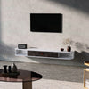 120CM 140CM Floating Wall Mounted TV Cabinet Narrow Floating Shelf TV Unit Stand