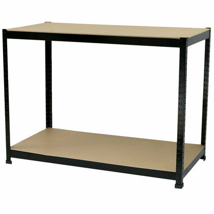NEW! Industrial Heavy Duty Steel Metal Workbench Table Shelving Garage Shed