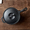 Cast Iron Skillet Frying Pan Pancake Griddle BBQ Premium Quality Multi-Choice UK