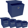 Foldable Storage Square Collapsible Boxes Folding Cubes Toy Books Office Clothes