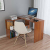 Folding Study Office Desk Table Computer Desk Wooden Laptop Office Workstation