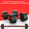 FITNESS 20KG DUMBELLS PAIR OF WEIGHTS BARBELL/DUMBBELL BODY BUILDING SET 🔥