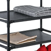 Clothes Coat Rail Garment Dress Hanging Display Stand Shoe Rack Shelf Storage UK