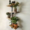 Vintage Industrial Pipe Wood Metal Wall Floating Shelf Storage Shelves Unit UK