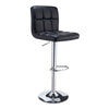 Breakfast Bar Stool Swivel PU Leather Kitchen Chrome Metal Bas Gas Lift Chair