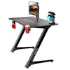 Dripex Gaming Desk Computer PC Laptop Table Ergonomic Headphone Hook Cup Holder