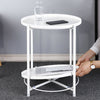 Small Round Metal Coffee Table Sofa Side Table End Table Corner Table Nightstand