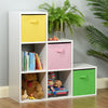 White 6 Cube Shelving Unit Home Furniture Storage Shelves/Booksh