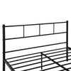 Single Double Bed Metal Frame 3ft 4ft6 Bedroom Furniture with Sprung Mattress