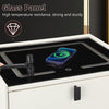 Smart Bedside Table with Light Phone Charging Modern Bedroom Furniture 2 Msngvta