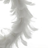 LED Devil Angel Feather Wreath With Light Halloween Party Hanging Front Door DIY
