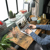 Industrial Vintage Rustic Metal Computer Laptop Table Home Office Writing Desk