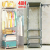 Clothes Rail Coat Rack Garment Dress Hanging Display Stand Shoe Storage Shelf UK