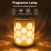 Electric Fragrance Lamp Wax Melt Warmer 3D Aroma Oil Burner Diffuser Glass Gift