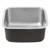 Modern Stainless Steel Kitchen Sink Small Catering Single Bowl w/ Drainer Waste