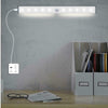 Wireless LED PIR Motion Sensor Light USB Rechargeable Strip Cabinet Closet Lamp