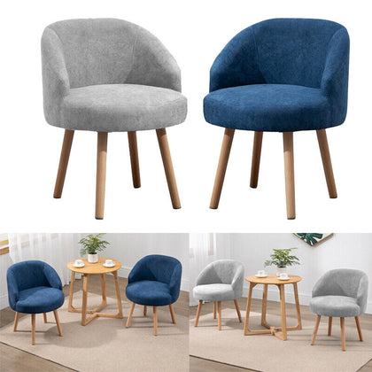 Set of 2 Accent Tub Chairs Occasional Lounge Sofa Chair for Living Room Bedroom