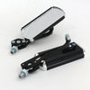 1 Pair Bicycle Cycling Handlebar Rear Views Rearview Mirror Colourful Rectangle