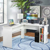 Corner Computer Table Laptop Gaming Desk Home Office Study Workstation W/ Shelf