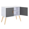 Scandinavian Style TV Stand Sideboard Storage Cabinet Media Entertainment Unit