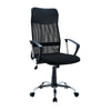 High Curved Back Mesh Home Office Chair Executive Height Adjustable PC Armchair