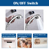 3 In 1 High Pressure Showerhead Handheld Shower Head with ON/Off Pause Chrome